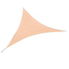 Berytool UV防護防水三角遮陽帆 5 x 5 x 7.1 m, 米色