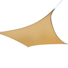Baerytool 抗UV防水方形遮陽帆 3.6 x 3.6 m, 米色