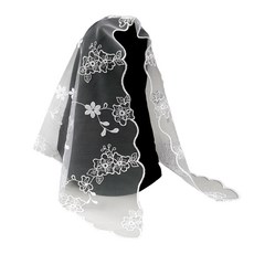 克拉拉彌撒頭紗 雪蘭彌撒頭紗, 單一顏色, 1個