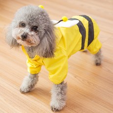 鬥牛犬小狗蜜蜂雨衣, 黃色的