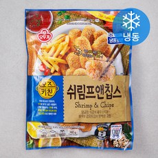 오즈키친 쉬림프 앤 칩스 (냉동), 380g, 1팩