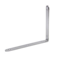 ZIO-BIZ 強力不鏽鋼壁掛置物架 DIY, 銀色, 1個