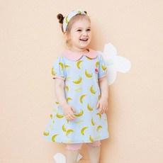 HEJMINI 女童款甜美圓領洋裝