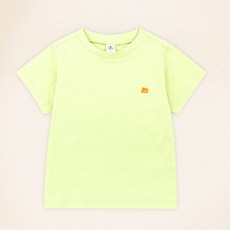 mollimelli 兒童透氣基本款刺繡短袖T恤