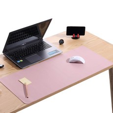 다니카 가죽 대형 데스크 마우스 장패드 02.SB-300 800 x 330 mm, 핑크, 1개