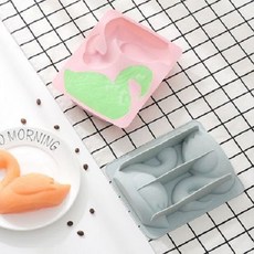 앵글띵 요즘핫해 우아한백조 실리콘 몰드, 랜덤발송