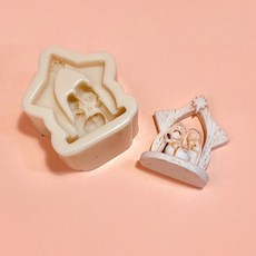 고요한 밤 마굿간 아기 예수님 실리콘 몰드
