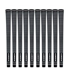 LAMKIN Crossline 男士高爾夫俱樂部Swan 絨握把標準 10p, 黑+白