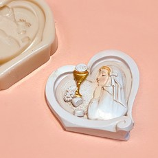 경배하는 소녀 실리콘 몰드
