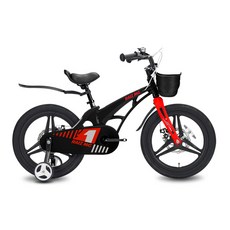 알톤스포츠 2021년형 레이즈 MG1 주니어 보조바퀴 자전거 40.64cm, 블랙, 1100mm, 1개