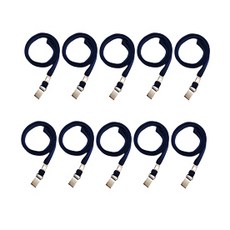 單圈項鍊繩, 10個, 深藍色