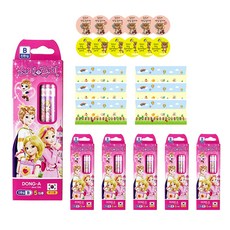 Danbinine Donga Sophie 紅寶石鉛筆 B 5p 禮品包裝套裝, 混色, 6套