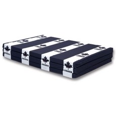 엔젤홈스 3단 접이식 매트리스, 캐나다체크, 5cm