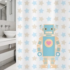 浴簾 sc33+不鏽鋼掛鉤 12入+掛桿 白色組合, 1套