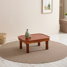 Honigitdeun Jo Eunsaesang Namwon 鑲嵌長方形橢圓形桌子 510 x 390 mm, 棗