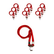 名片夾吊繩, 紅色的, 10個