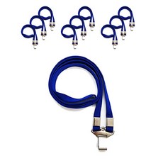 名片夾吊繩, 藍色, 10個