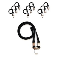 名片夾吊繩, 黑色, 10個