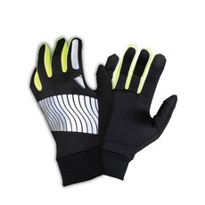 3M Scotchlite Salzmann 3M Scotchlite反光運動手套 雙手穿戴, 黑色, 1個