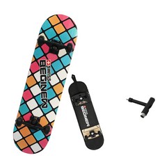 SWISS BEGINEW 滑板+包+工具套組, 彩虹