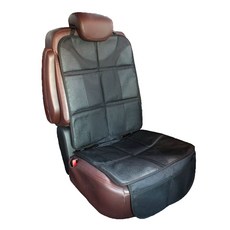 汽車安全座椅保護墊, 黑色, 1入
