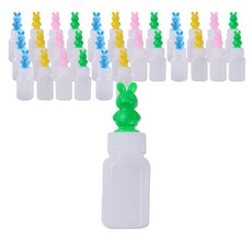 PE 불투명 말랑이 긴마개 토끼 투약병 랜덤발송 20ml, 100개