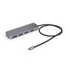 [쿠팡수입] 만듦 4포트 USB 3.1 Gen1 허브 메탈 Type-C 1.2m, PEC-H080-C120, 혼합색상, 4개