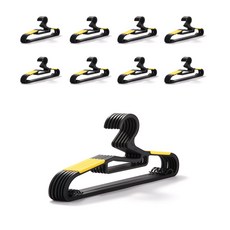 防滑衣架, 黃色, 100個