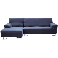 리빙모어 포시즌 플러스 나노 카우치 좌형 소파커버, 크린Blue, 1개