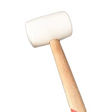 RIVER-GREEN 白色橡膠槌 小號, 單一商品, 1個