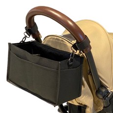 pinggoo FACTORY 分隔收納袋+車帶掛勾組, 黑色