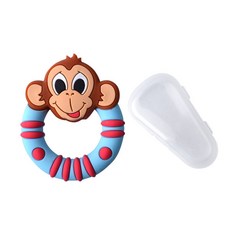 비브라이트 애니멀 치발기 + 케이스 세트, 블루몽