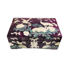 珍珠首飾盒 鶴 蝴蝶, 1個