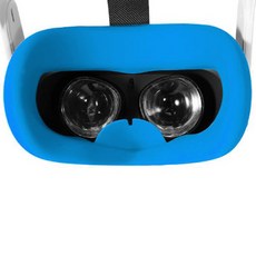 Oculus Quest 2 VR矽膠臉部泡沫保護套 藍色, 1個, 單品