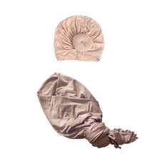 dear dilly 孩童用襁褓毯+頭巾