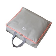 Dalkomfabric 帆布防水棉被收納包 灰色蜜桃粉, 1件, 1個