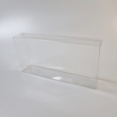 Make Pack 長形2格菜瓜布包裝透明盒 12 x 4.3 x 24 cm, 50個, 透明