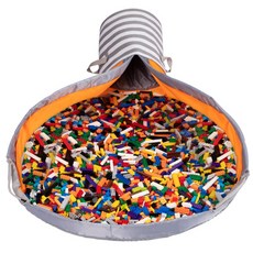 Cbucks 拉鍊式樂高收納墊 1.5m, 淺暖灰色, 1個