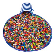 Cbucks 拉鍊式樂高收納墊 1.5m, 鈷藍色, 1個