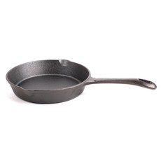 캠핑용 무쇠 주물 스킬렛 원형 20cm, 혼합색상, 1개