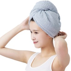 Market A 快乾擦髮巾 4入, 煙灰藍, 1個