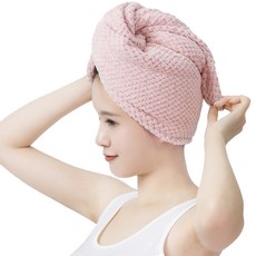 Market A 快乾擦髮巾 4入, 粉紅色, 1個