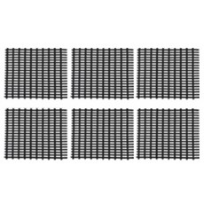 Wol Gwang 防滑組合式浴室墊 30 x 32 cm 6入, 深灰色, 1個