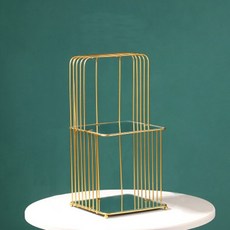 北歐風雙層方形化妝品架, 單色