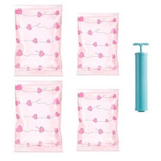 러블리 진공 압축팩 대형 2p + 중형 2p + 펌프 세트, 1세트