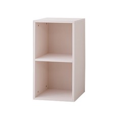 INDIE WOOD 2層儲物櫃, 淺粉色