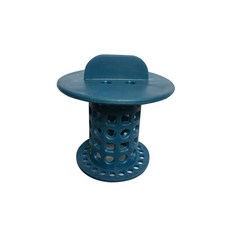 TCR 淋浴毛髮過濾網 藍色, 1個