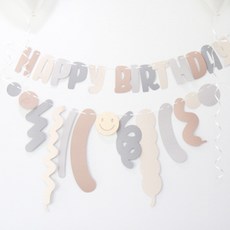 紙質氣球繩索拉花, 粉彩, 1套