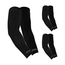 PGA TOUR 涼感手腕束口涼感袖套C, 黑色