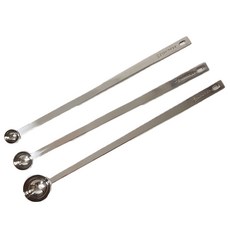 HORECA 不鏽鋼長柄量匙 2.5ml + 5ml + 15ml 套組, 1套